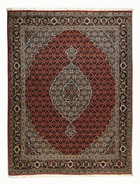 Tappeto Persero - Tabriz - Reale - 202 x 154 cm - rosso scuro