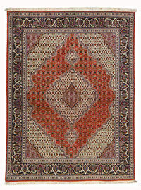 Tappeto Persero - Tabriz - Reale - 201 x 151 cm - rosso