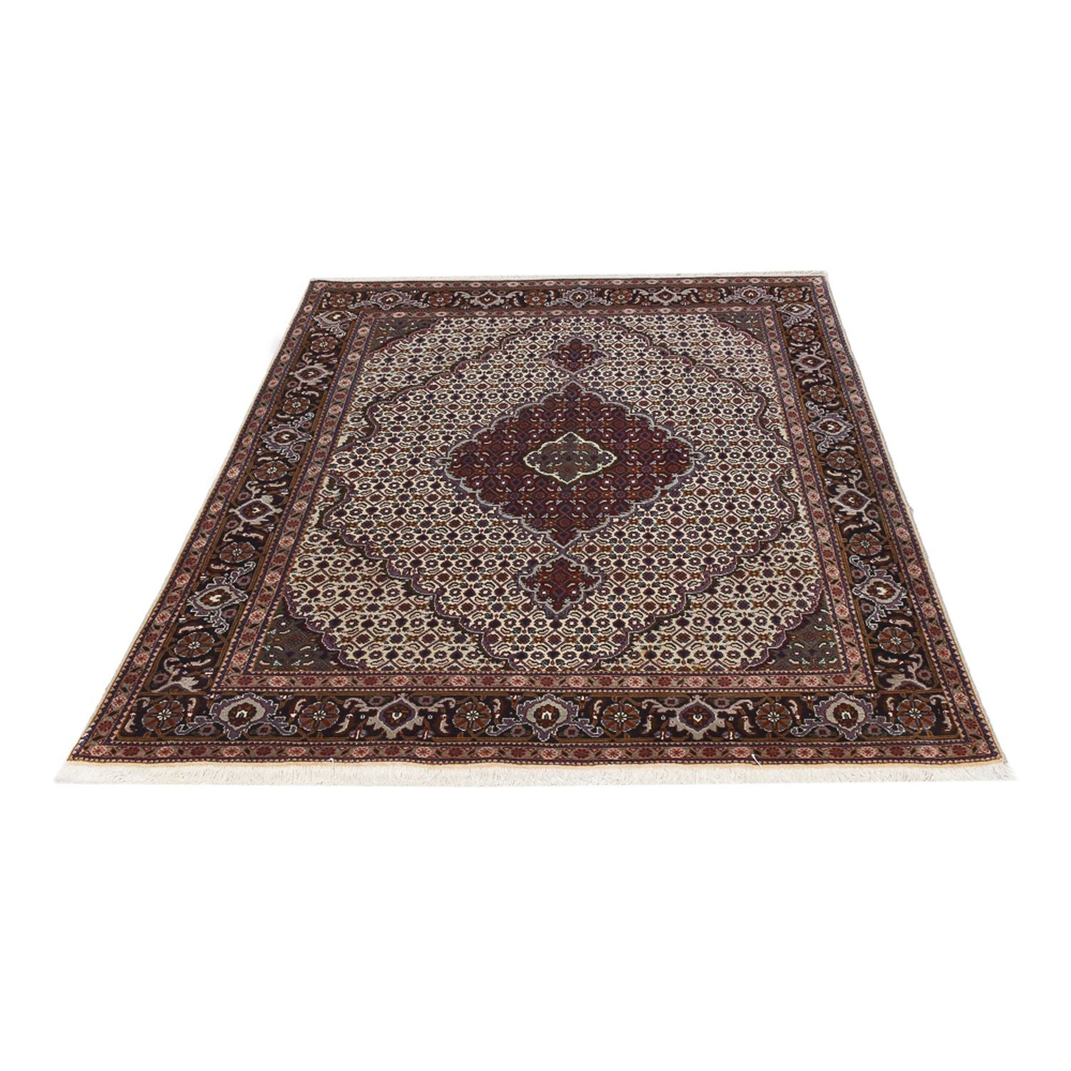 Tappeto Persero - Tabriz - Reale - 202 x 152 cm - crema