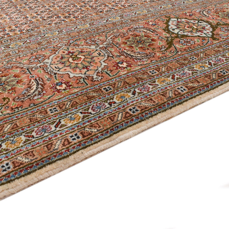 Tappeto corsia Tappeto Persero - Tabriz - Reale - 403 x 200 cm - marrone chiaro