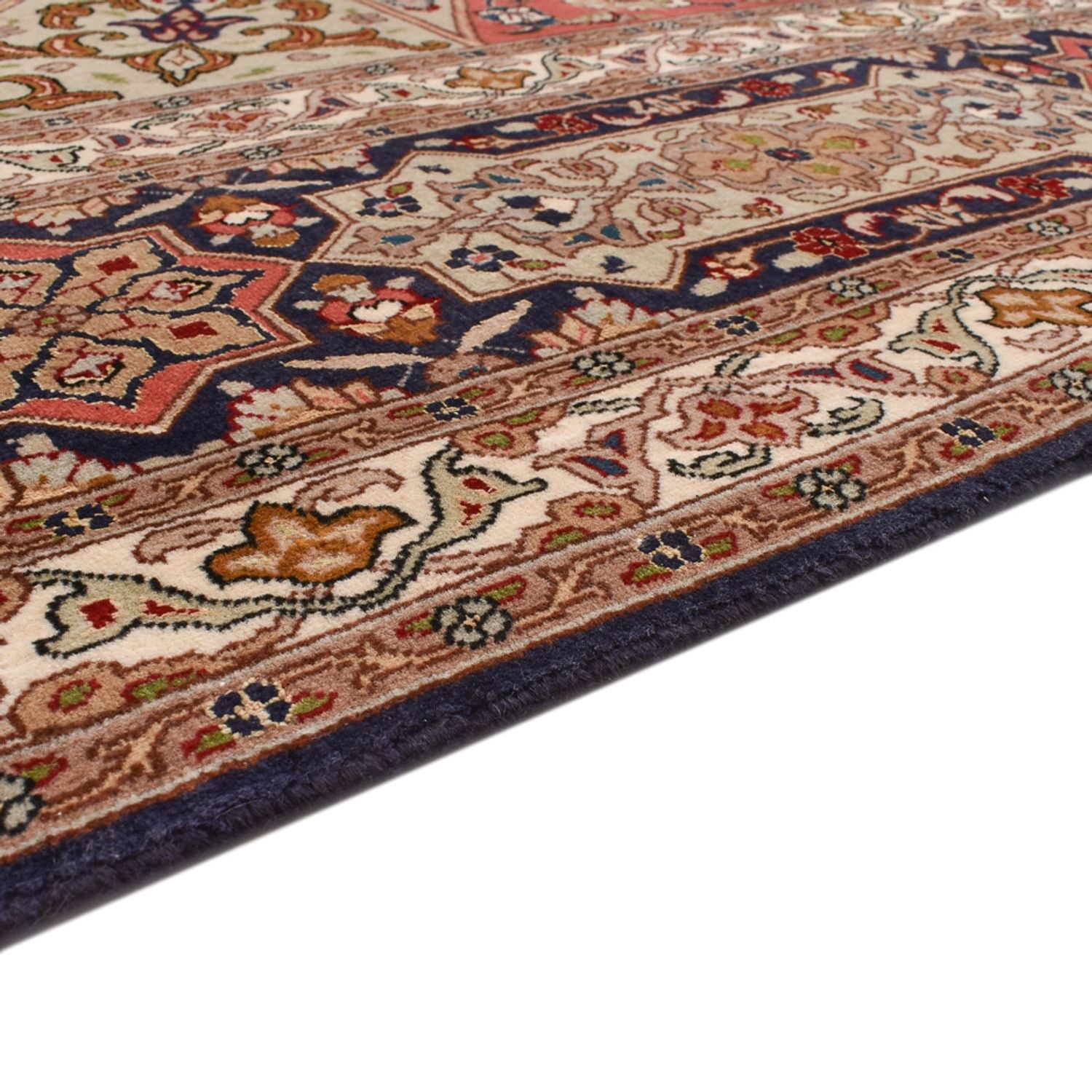 Tappeto Persero - Tabriz - Reale quadrato  - 252 x 248 cm - beige scuro