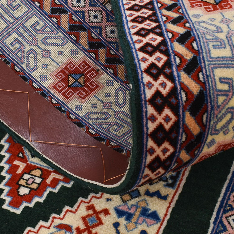 Tappeto corsia Tappeto Persero - Tabriz - Premio - 372 x 74 cm - blu scuro