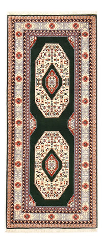 Tappeto corsia Tappeto Persero - Tabriz - Reale - 182 x 75 cm - blu scuro