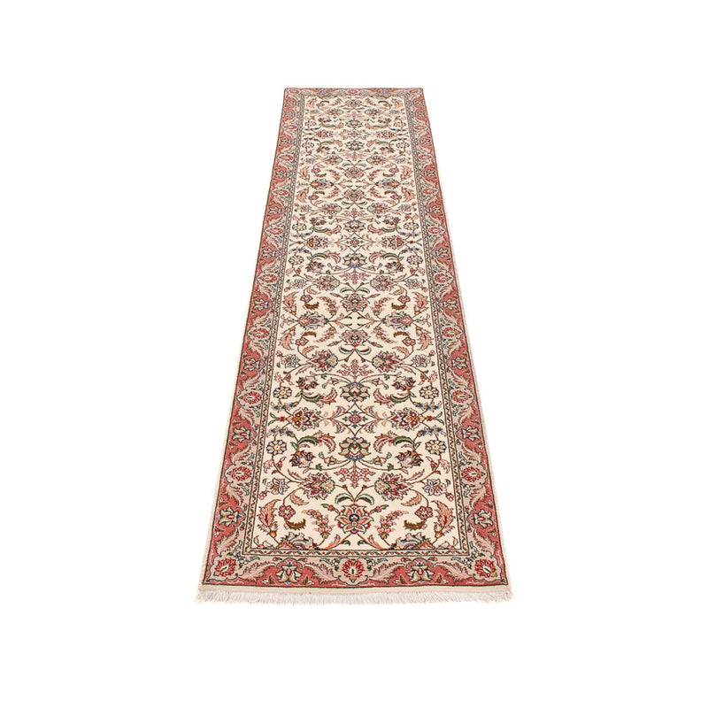 Tappeto corsia Tappeto Persero - Tabriz - Premio - 297 x 69 cm - caramello