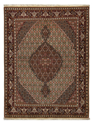 Tappeto Persero - Tabriz - Reale - 203 x 156 cm - marrone chiaro