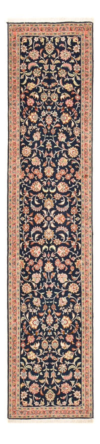 Tappeto corsia Tappeto Persero - Tabriz - Premio - 293 x 65 cm - blu scuro