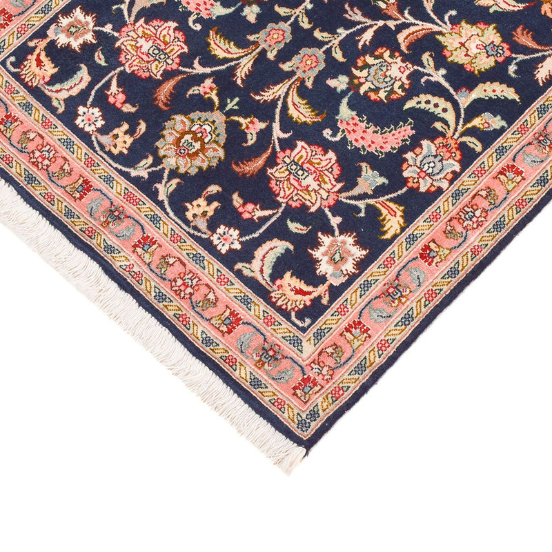 Tappeto corsia Tappeto Persero - Tabriz - Premio - 293 x 65 cm - blu scuro