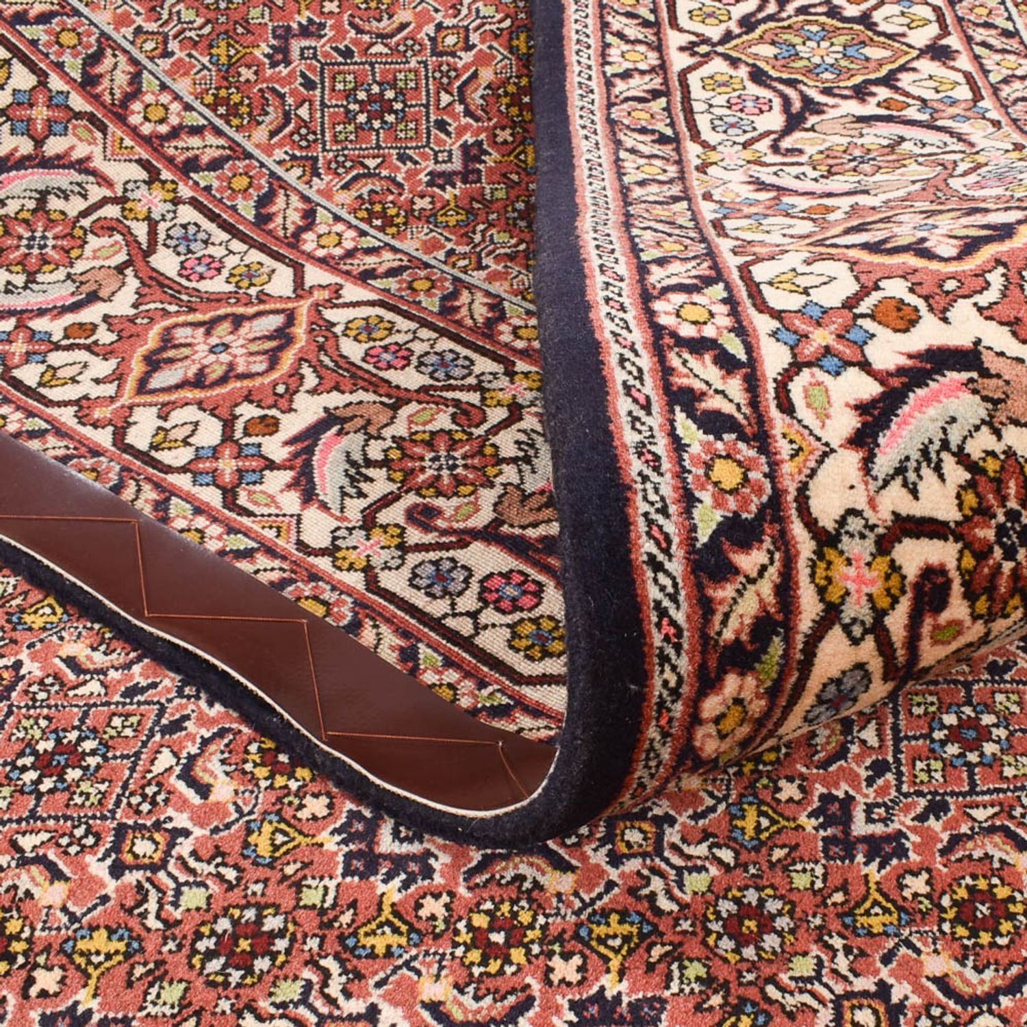 Tappeto corsia Tappeto Persero - Bidjar - 390 x 200 cm - rosso chiaro