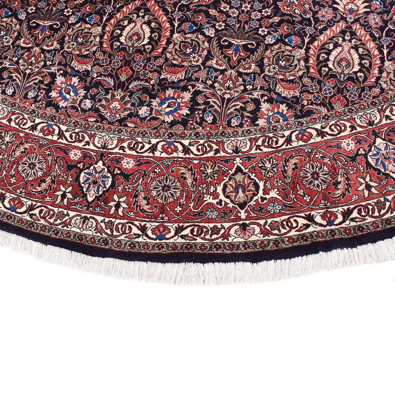 Tappeto Persero - Bidjar rotondo  - 300 x 300 cm - rosso scuro