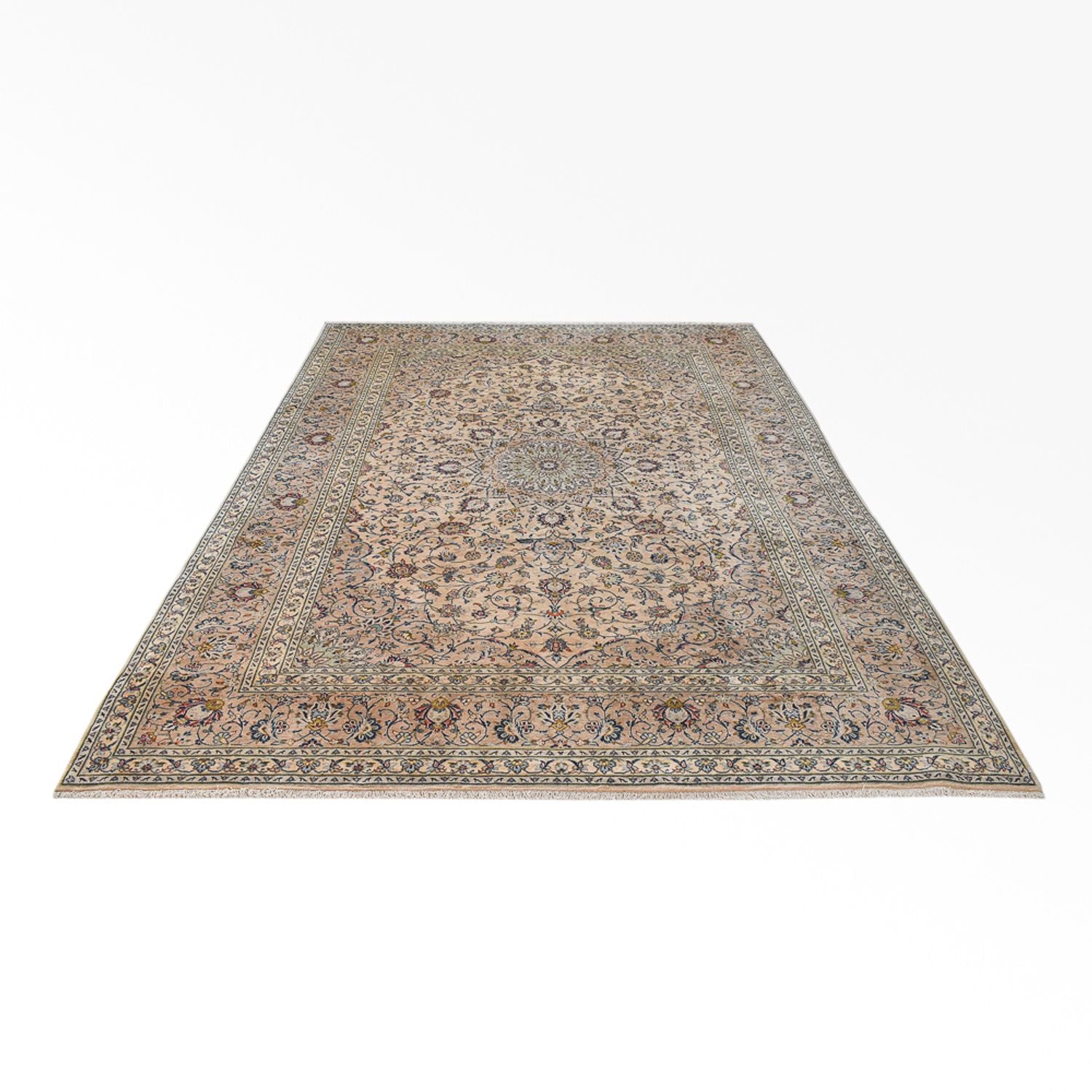Tappeto Persero - Keshan - Reale - 345 x 246 cm - sabbia