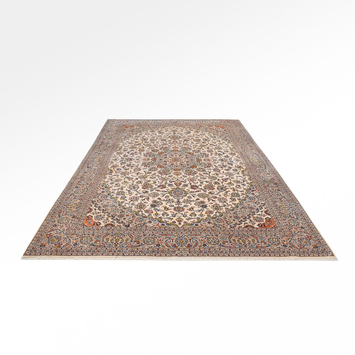 Tappeto Persero - Keshan - Reale - 353 x 254 cm - sabbia