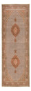 Tappeto corsia Tappeto Persero - Tabriz - Reale - 404 x 150 cm - marrone chiaro