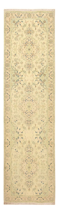 Tappeto corsia Tappeto Persero - Tabriz - Premio - 310 x 84 cm - sabbia