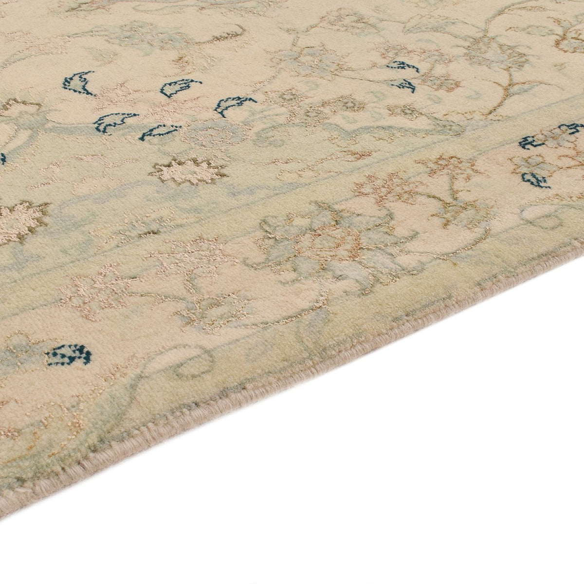 Tappeto corsia Tappeto Persero - Tabriz - Premio - 310 x 84 cm - sabbia