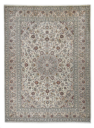 Tappeto Persero - Keshan - Reale - 347 x 253 cm - grigio