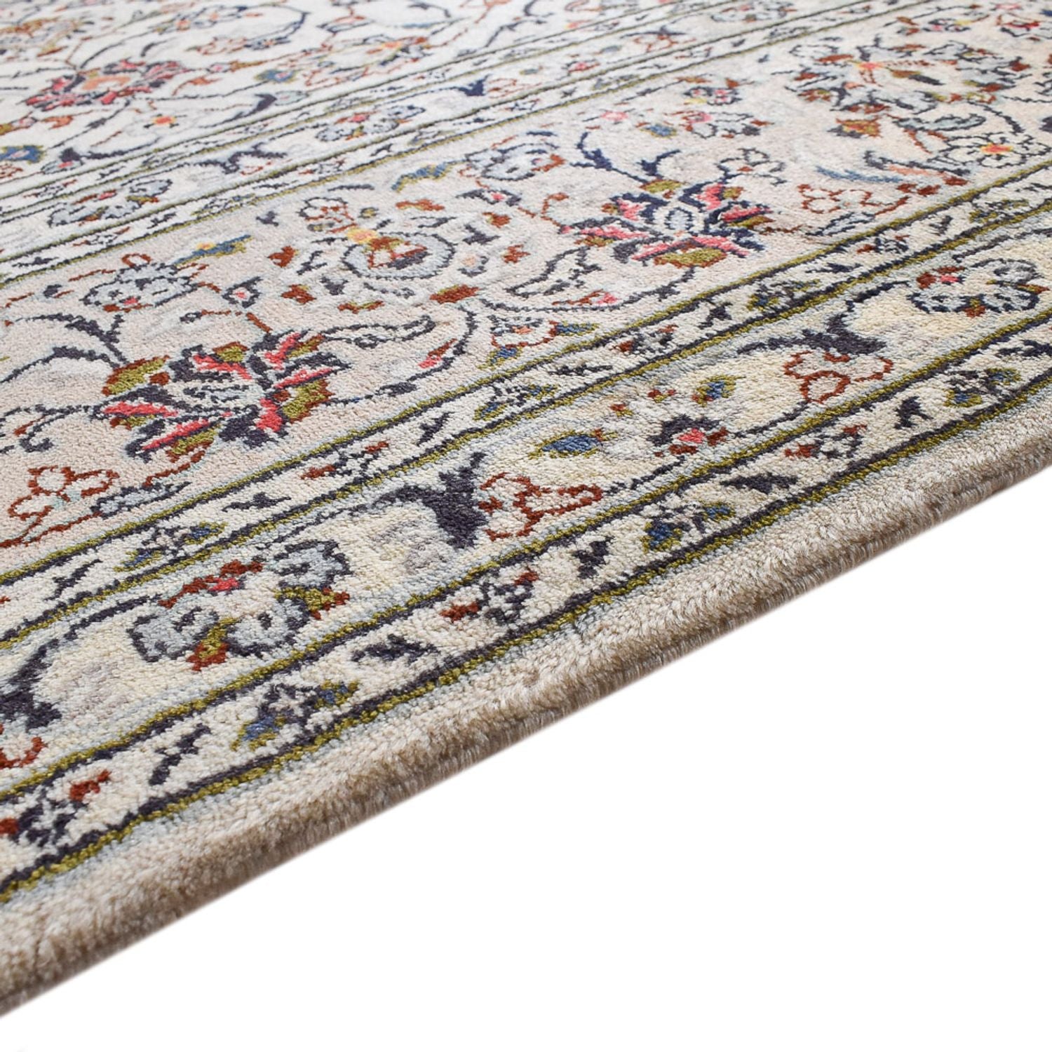 Tappeto Persero - Keshan - Reale - 347 x 253 cm - grigio