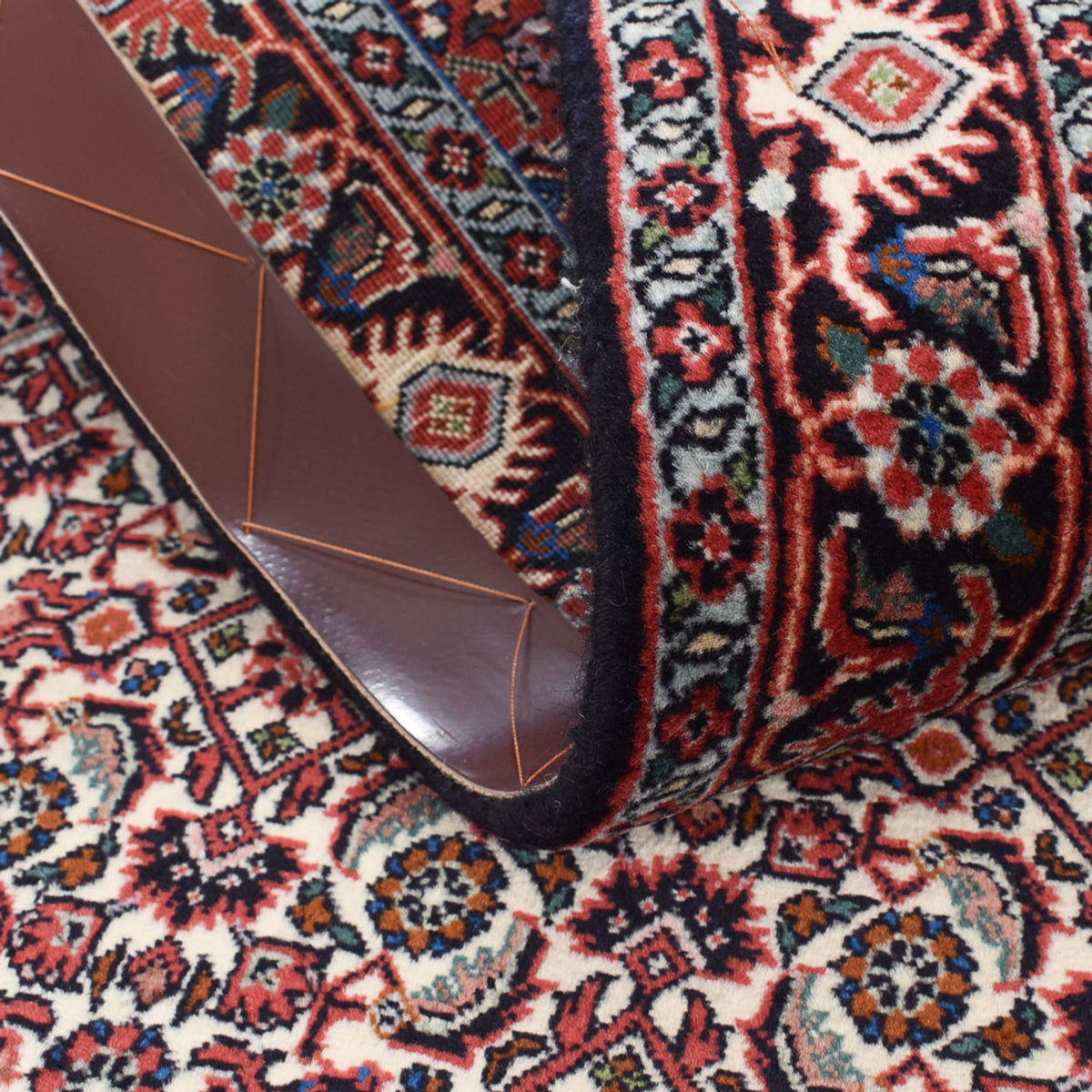 Tappeto corsia Tappeto Persero - Bidjar - 389 x 74 cm - marrone