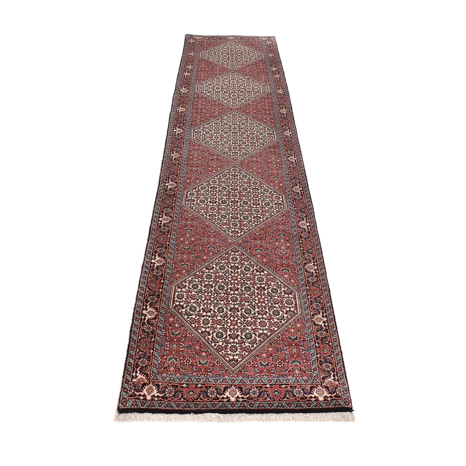 Tappeto corsia Tappeto Persero - Bidjar - 389 x 74 cm - marrone