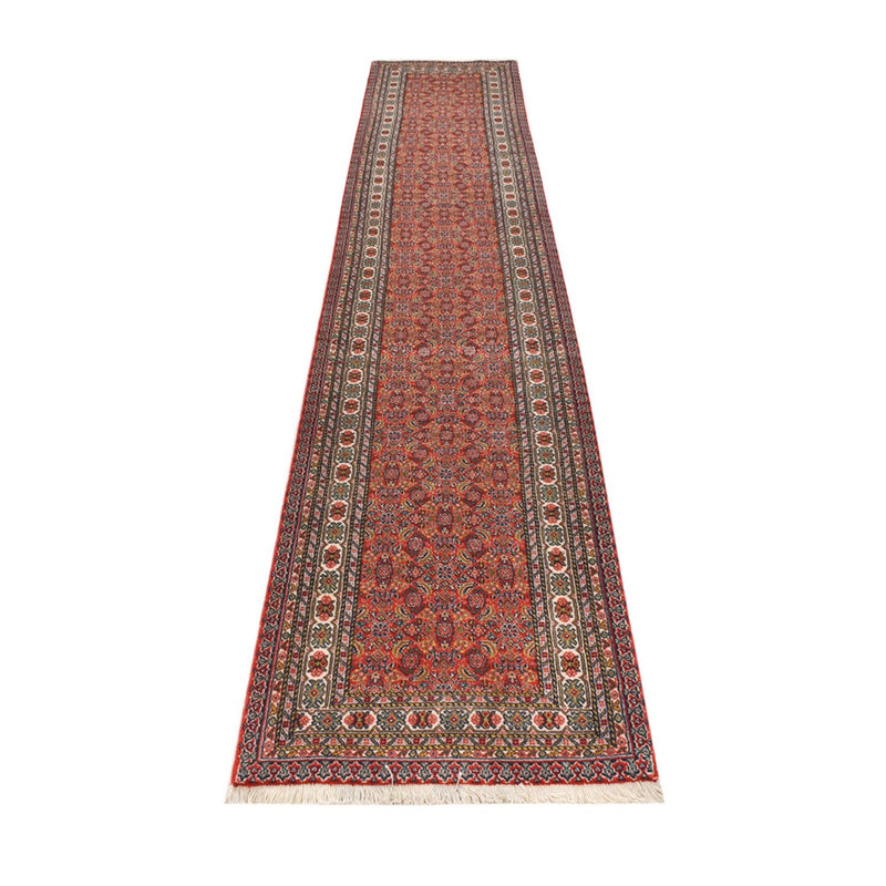 Tappeto corsia Tappeto Persero - Tabriz - 380 x 70 cm - ruggine