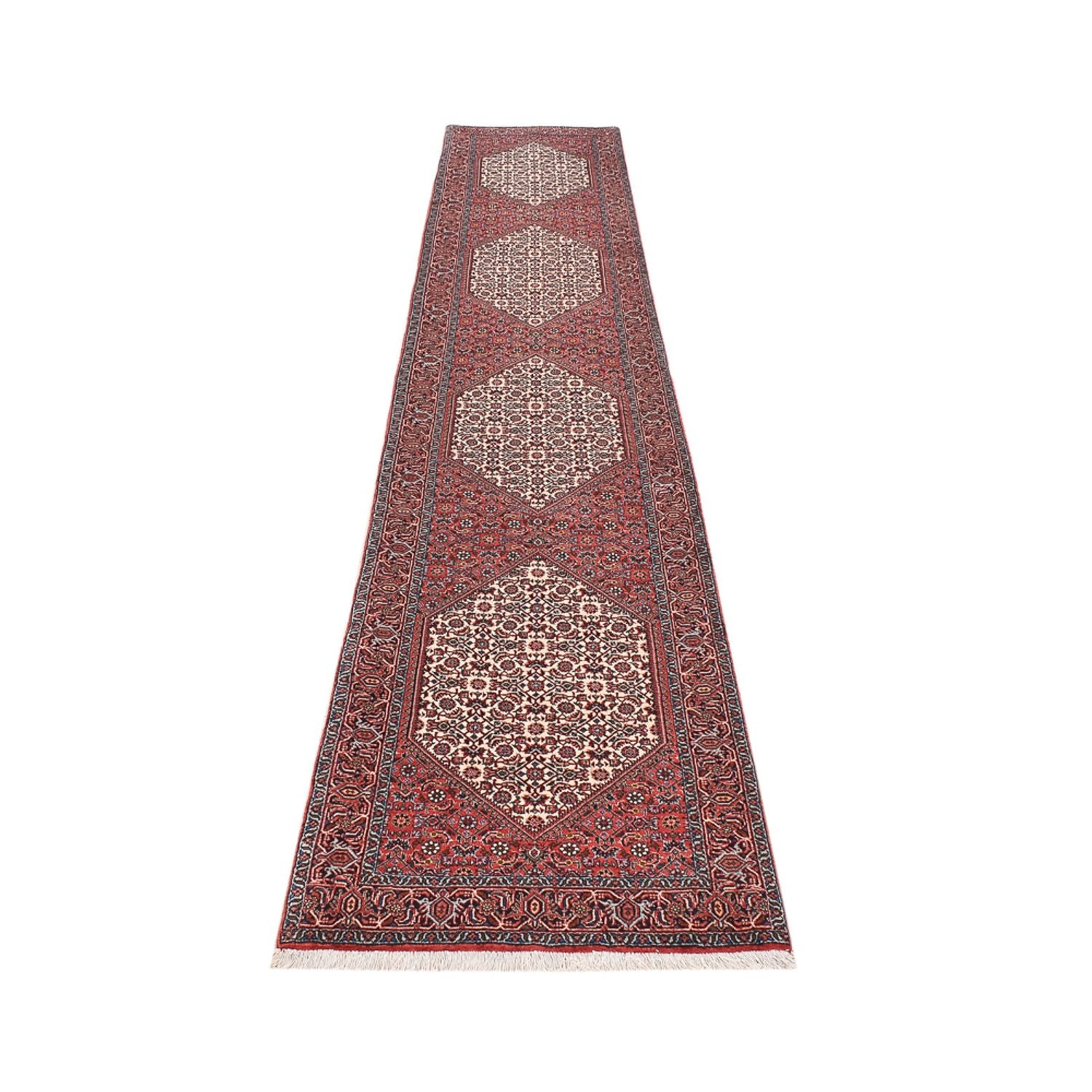 Tappeto corsia Tappeto Persero - Bidjar - 400 x 74 cm - marrone