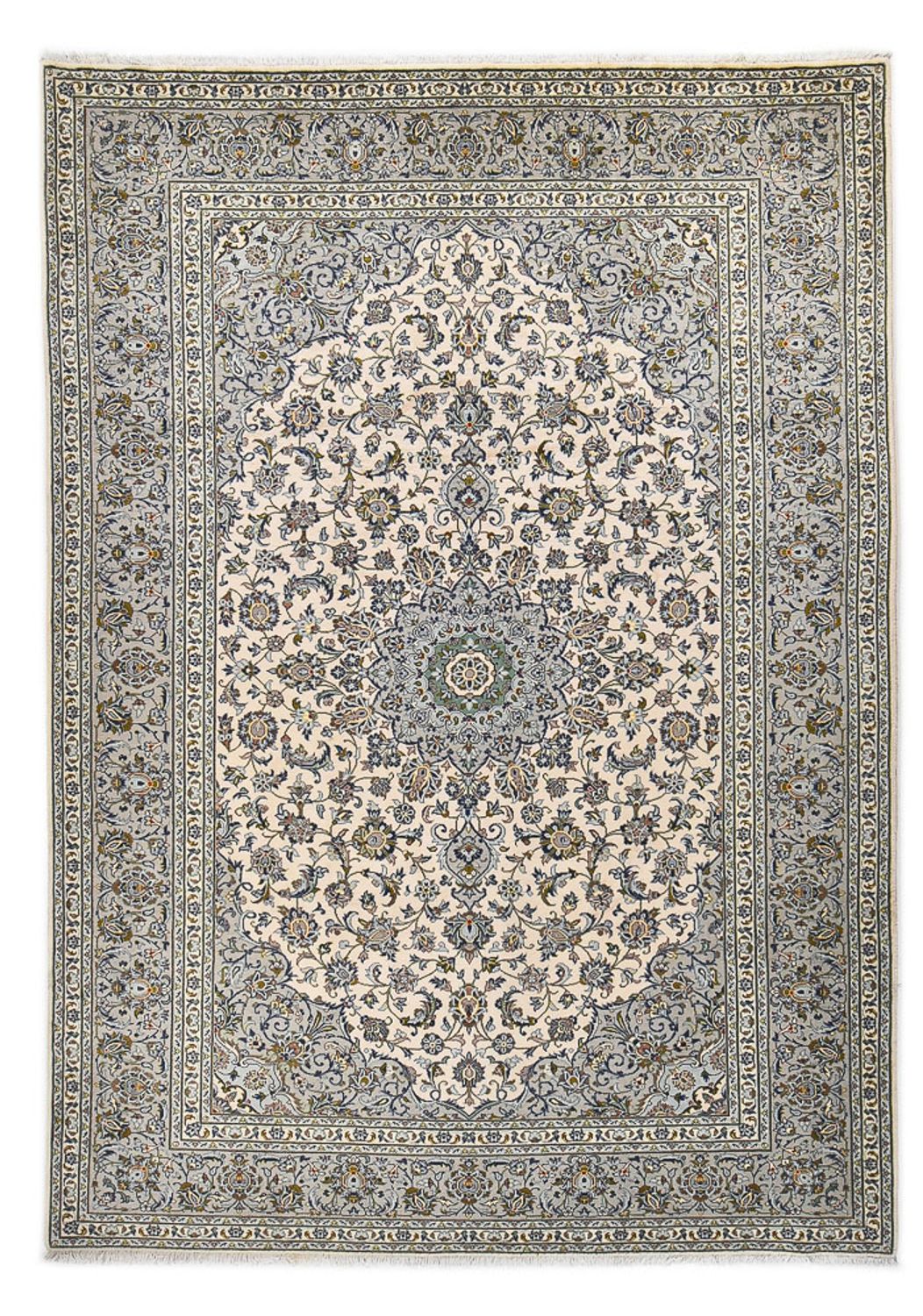 Tappeto Persero - Keshan - Reale - 347 x 248 cm - grigio