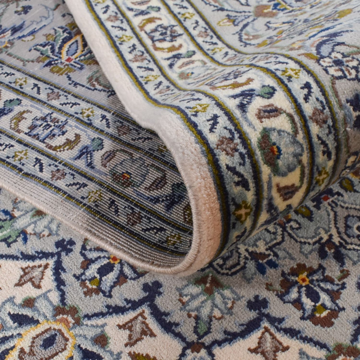 Tappeto Persero - Keshan - Reale - 347 x 248 cm - grigio