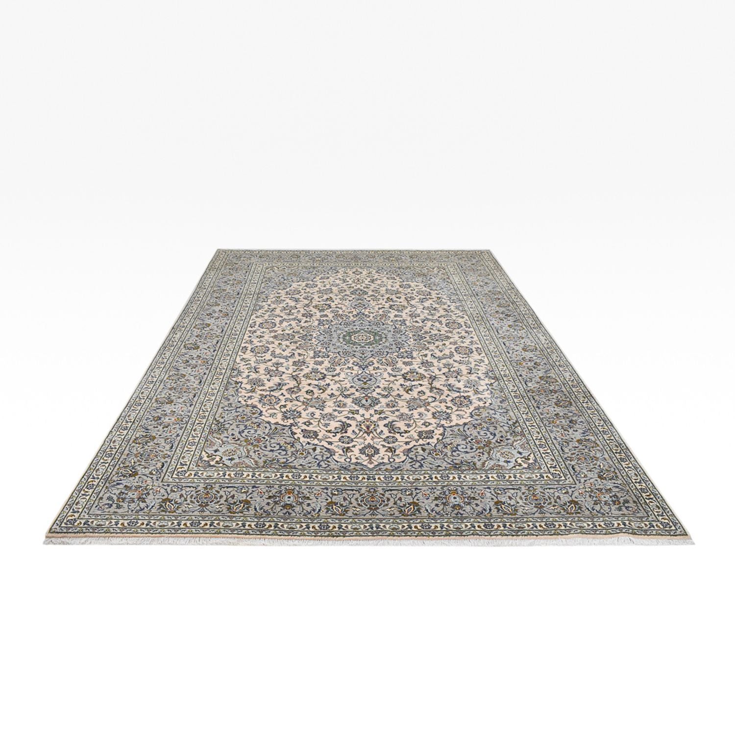 Tappeto Persero - Keshan - Reale - 347 x 248 cm - grigio