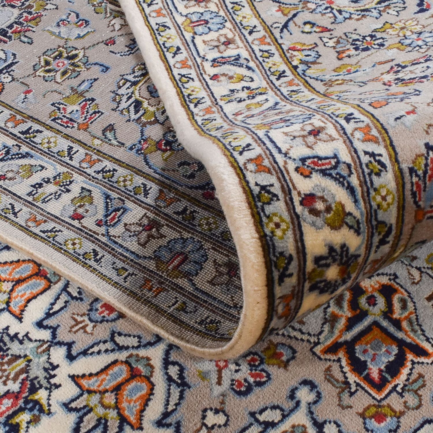 Tappeto Persero - Keshan - Reale - 365 x 247 cm - grigio