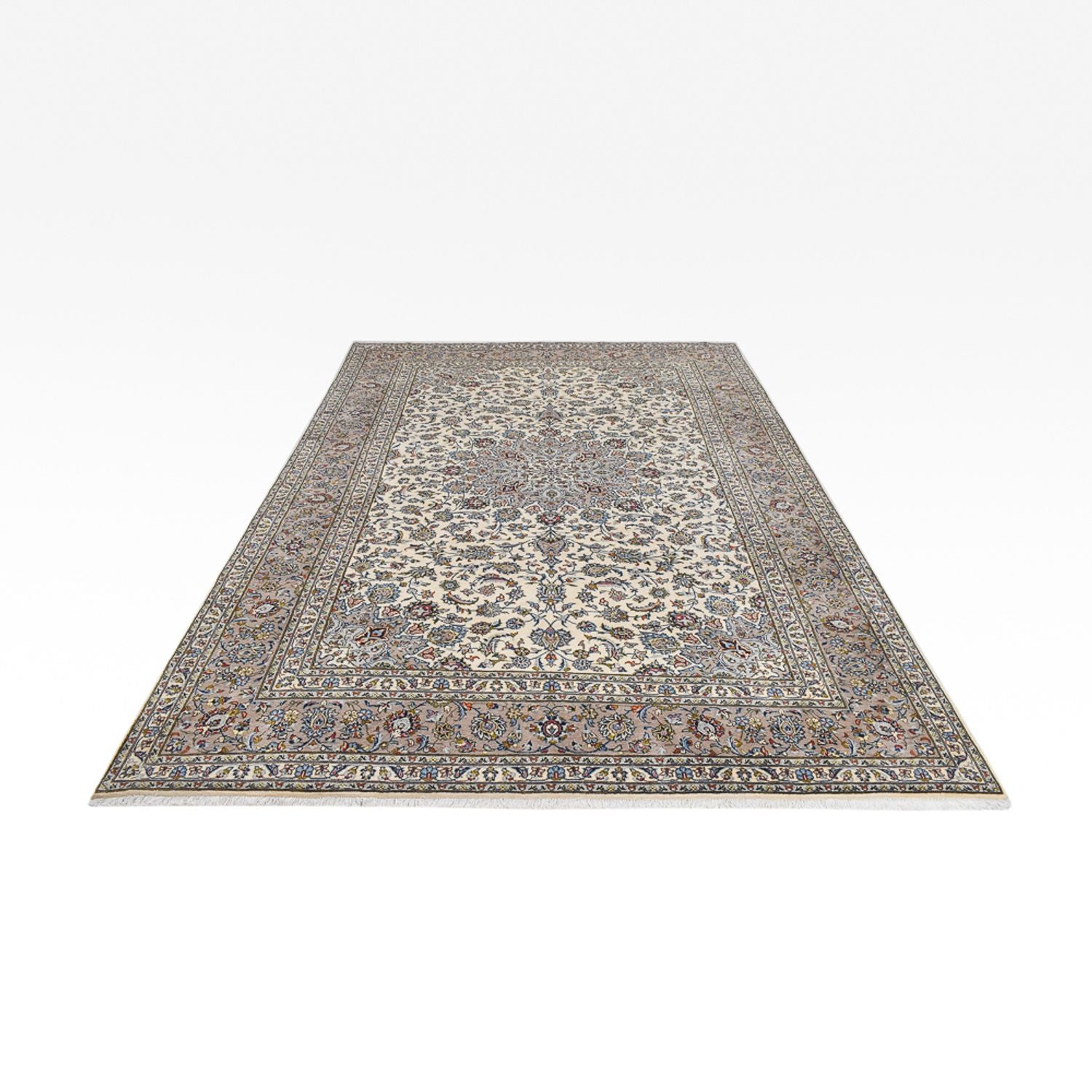 Tappeto Persero - Keshan - Reale - 365 x 247 cm - grigio