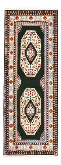 Tappeto corsia Tappeto Persero - Tabriz - Reale - 202 x 74 cm - blu scuro