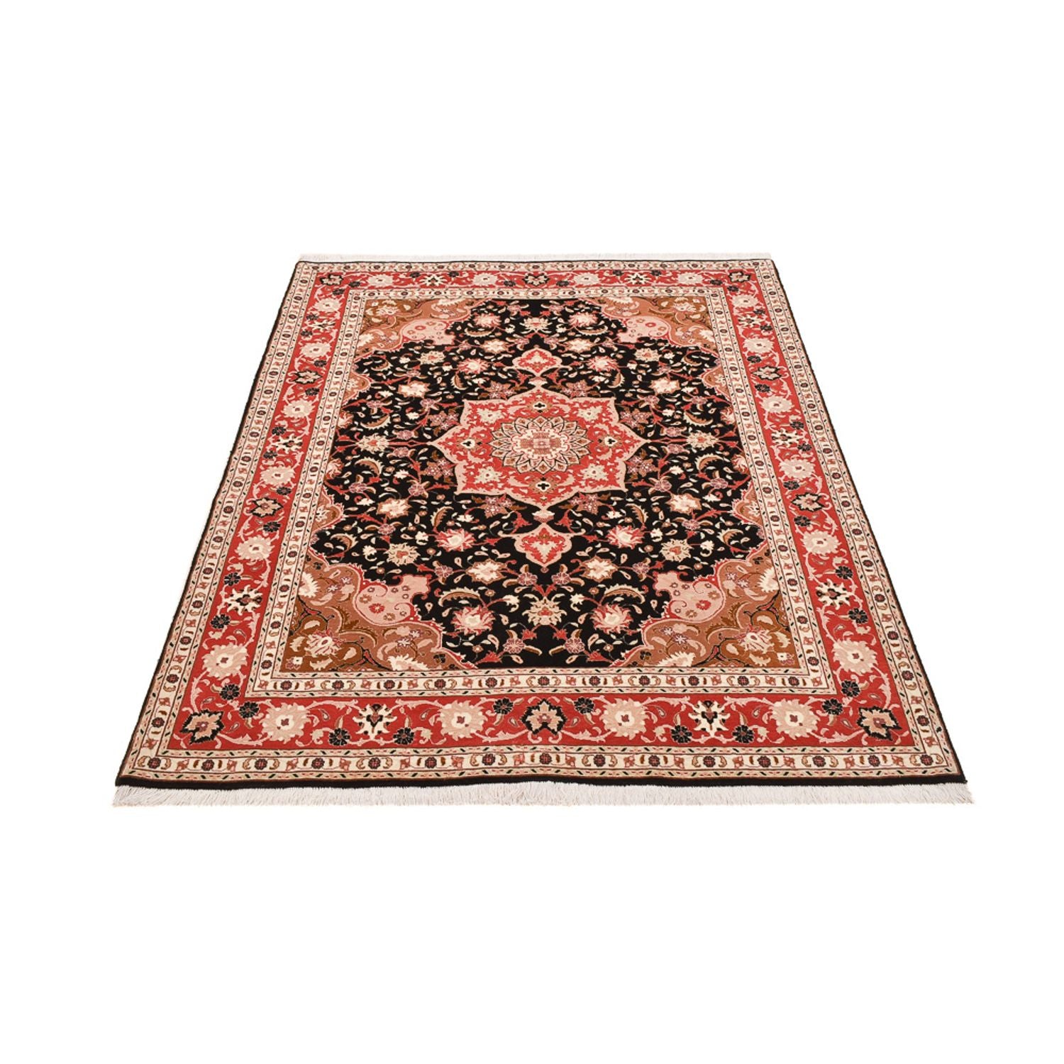 Tappeto Persero - Tabriz - Reale - 200 x 153 cm - blu scuro