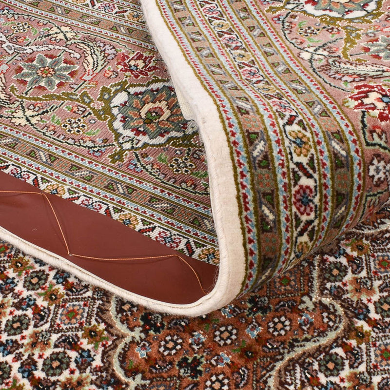 Tappeto corsia Tappeto Persero - Tabriz - Reale - 400 x 202 cm - rosso chiaro