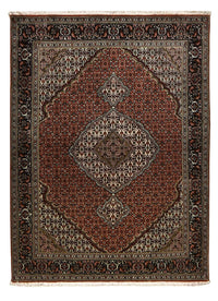 Tappeto Persero - Tabriz - Reale - 203 x 150 cm - rosso scuro