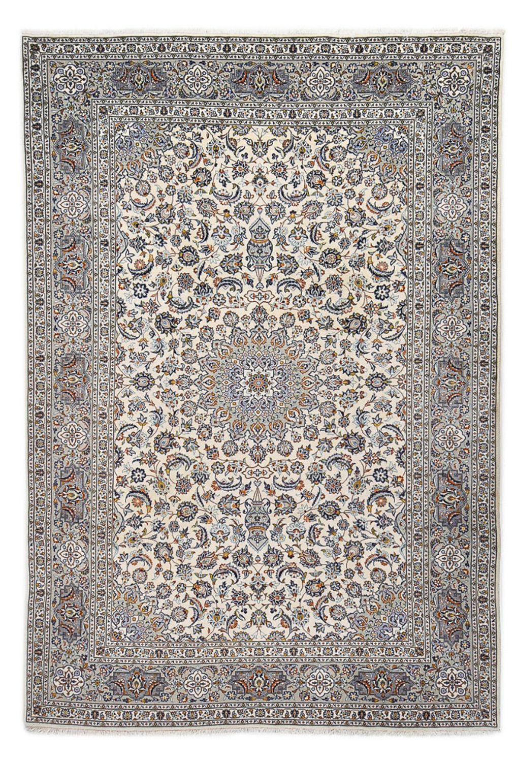 Tappeto Persero - Keshan - Reale - 340 x 233 cm - grigio