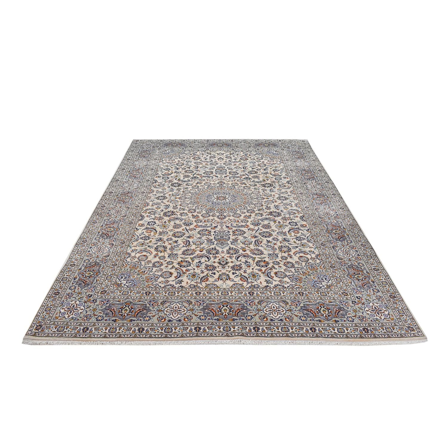 Tappeto Persero - Keshan - Reale - 340 x 233 cm - grigio