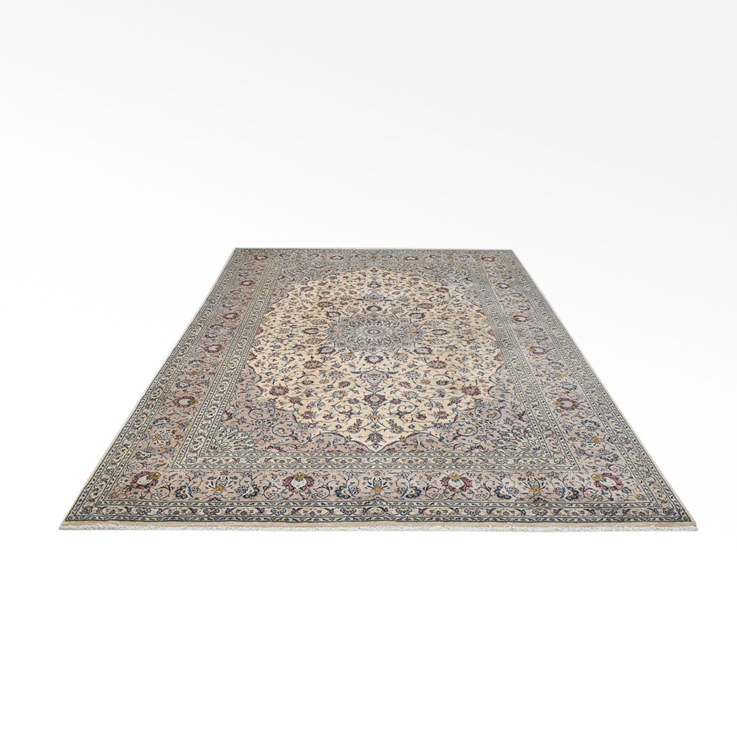 Tappeto Persero - Keshan - Reale - 348 x 242 cm - sabbia