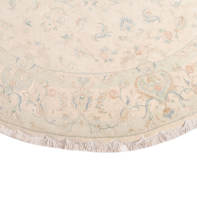 Tappeto Persero - Tabriz - Premio rotondo  - 250 x 250 cm - beige