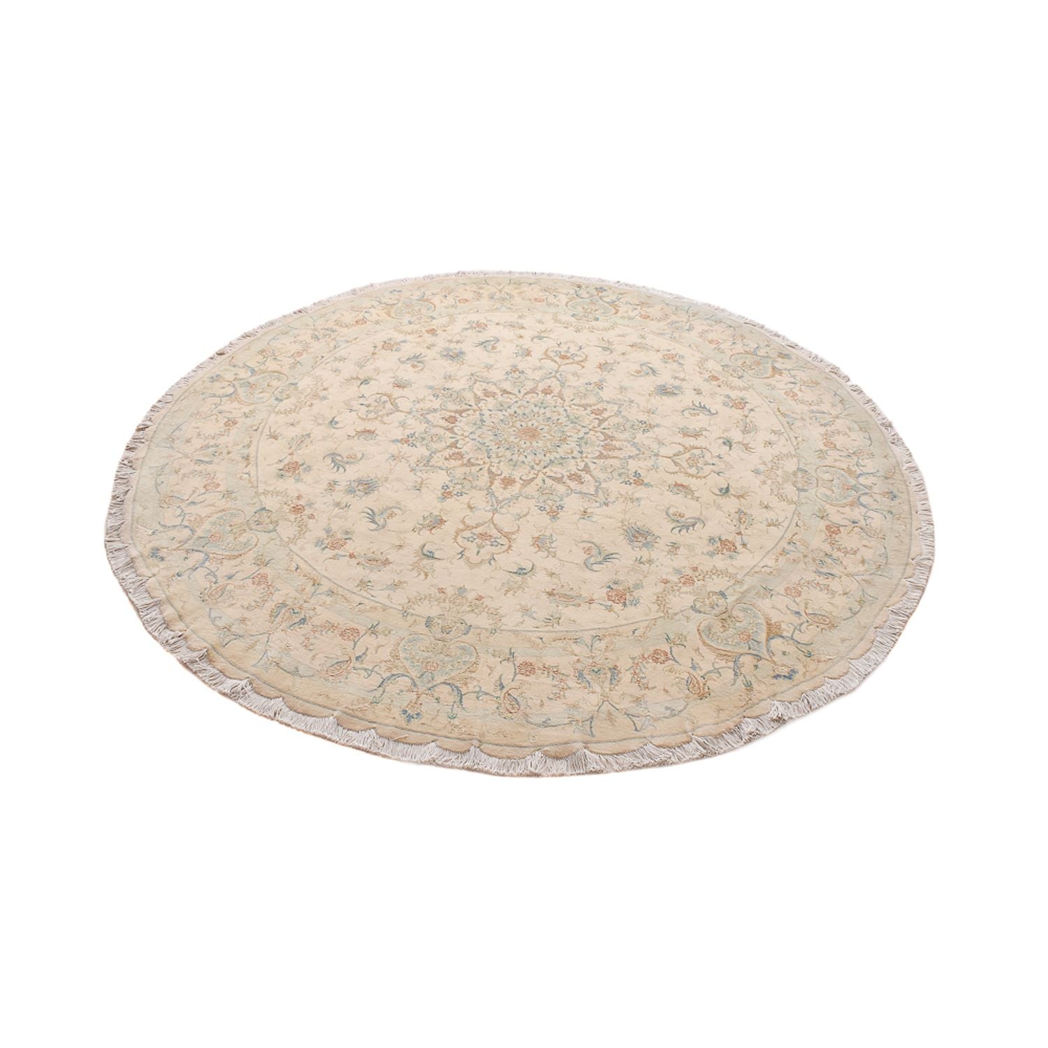 Tappeto Persero - Tabriz - Premio rotondo  - 250 x 250 cm - beige