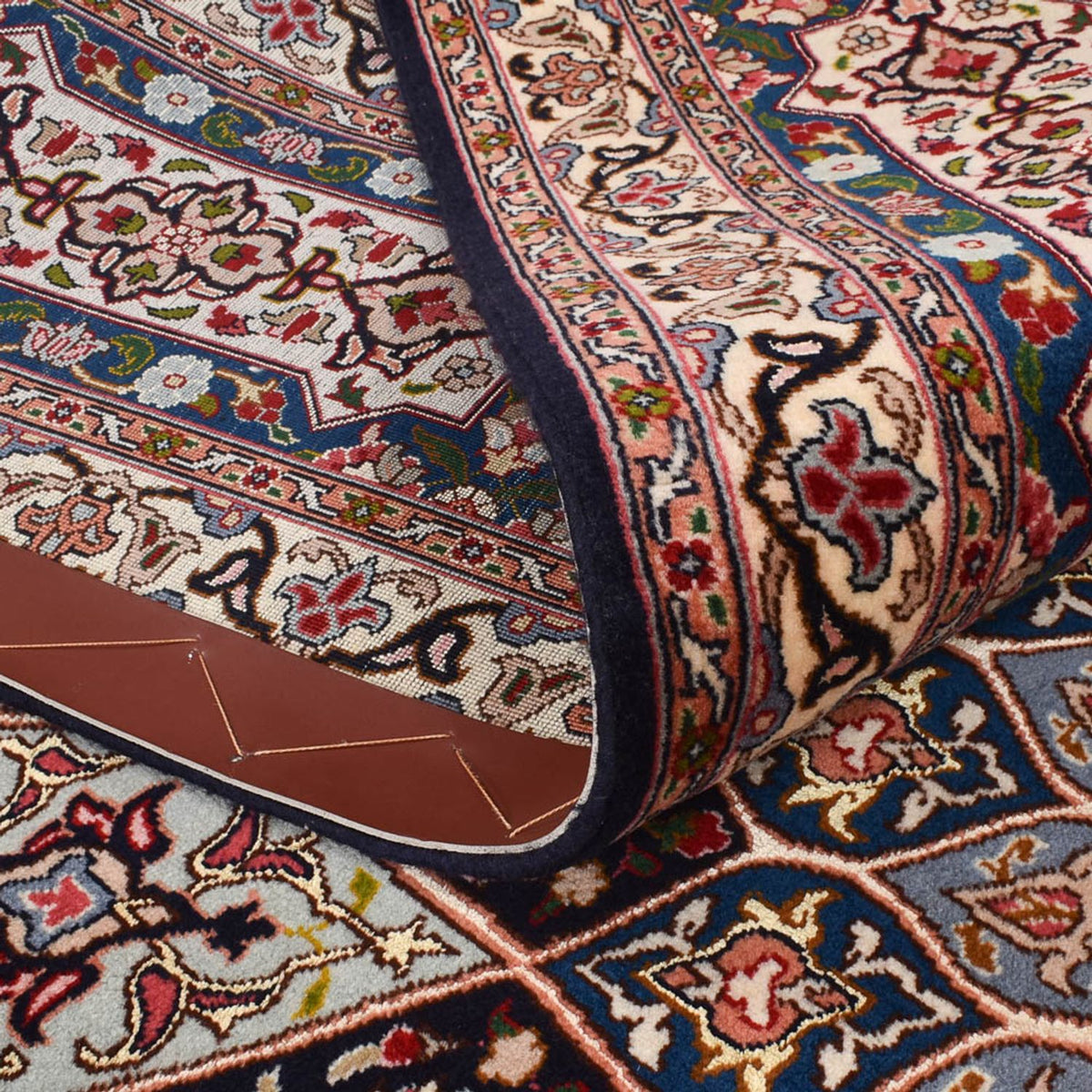 Tappeto Persero - Tabriz - Premio - 260 x 253 cm - beige scuro