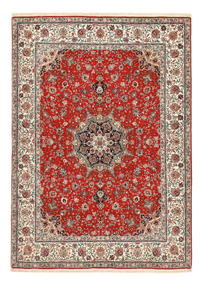 Tappeto Persero - Tabriz - Premio - 213 x 150 cm - rosso