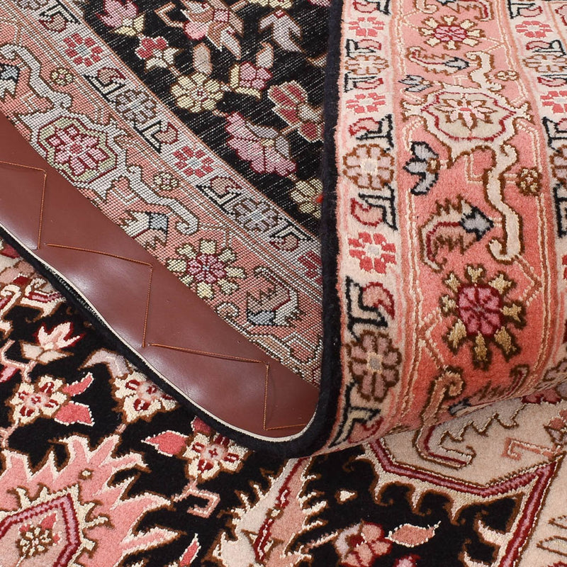 Tappeto corsia Tappeto Persero - Tabriz - Premio - 350 x 91 cm - blu scuro