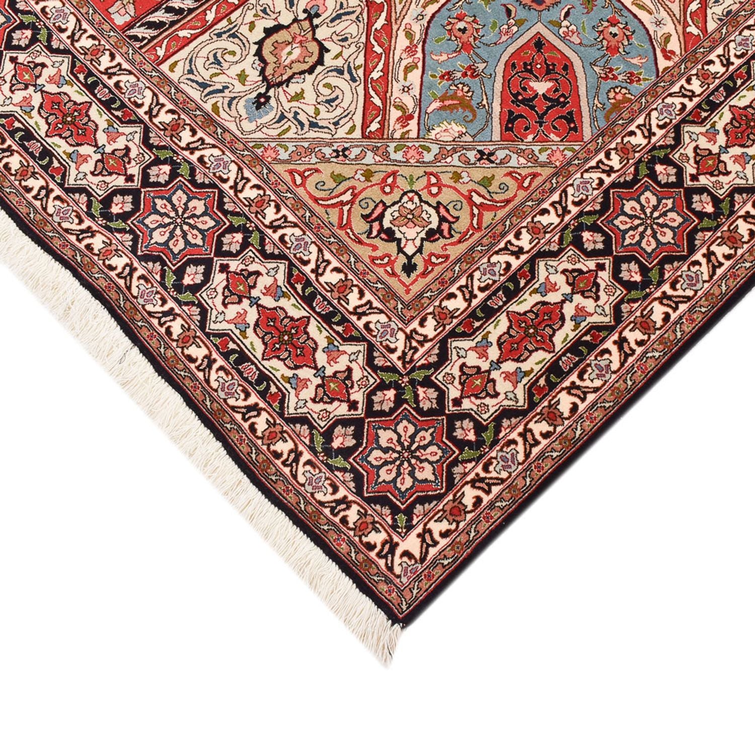 Tappeto Persero - Tabriz - Reale - 250 x 202 cm - beige scuro
