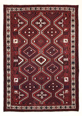 Tappeto Gabbeh - Loribaft Persero - 302 x 222 cm - rosso bordeaux