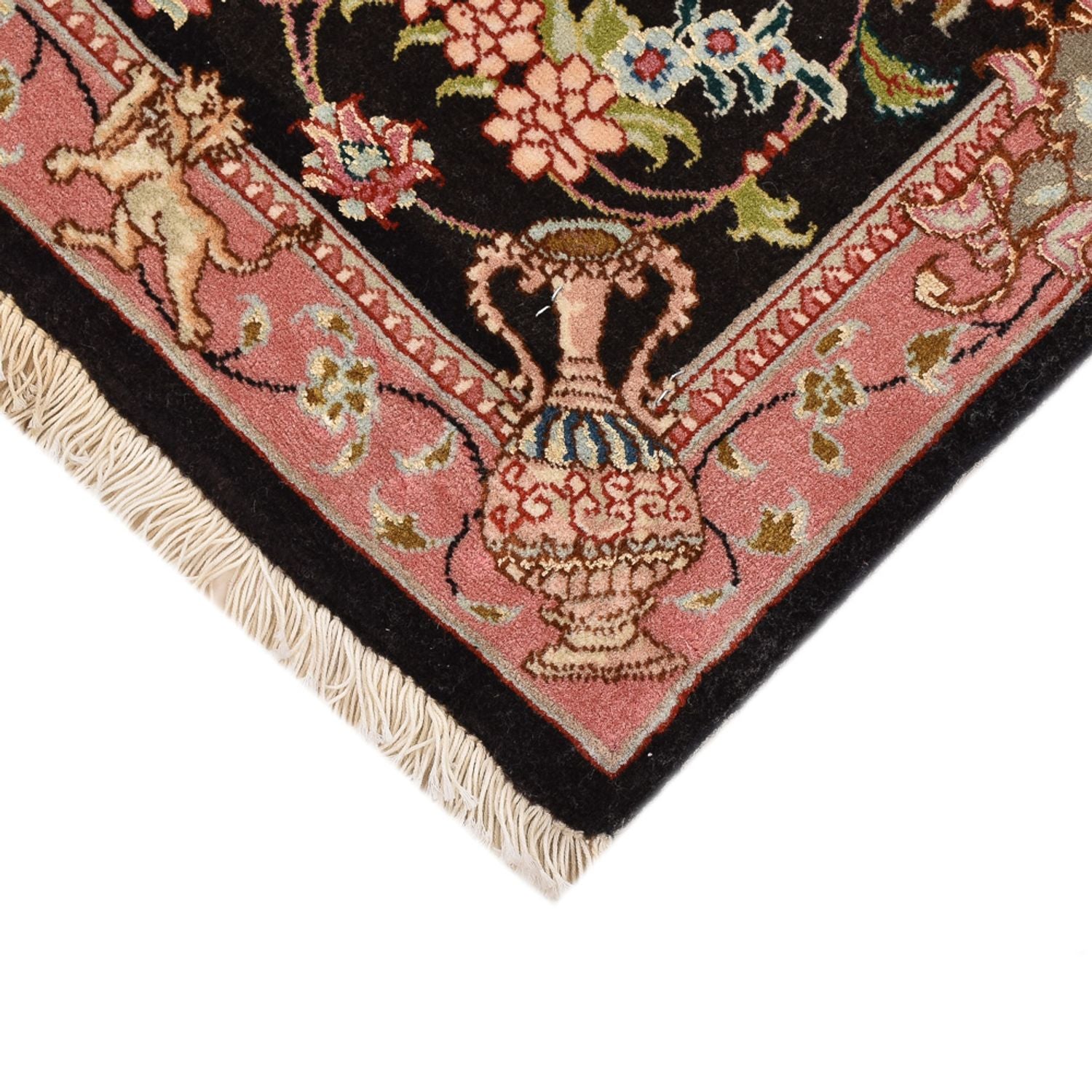 Tappeto Persero - Tabriz - Reale - 72 x 55 cm - blu scuro