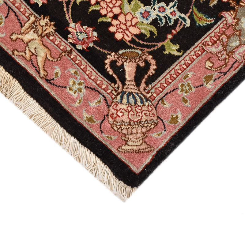 Tappeto Persero - Tabriz - Reale - 72 x 55 cm - blu scuro