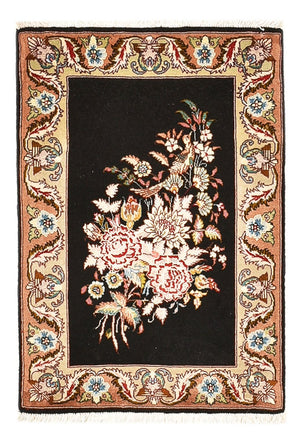 Tappeto Persero - Tabriz - Reale - 76 x 52 cm - blu scuro