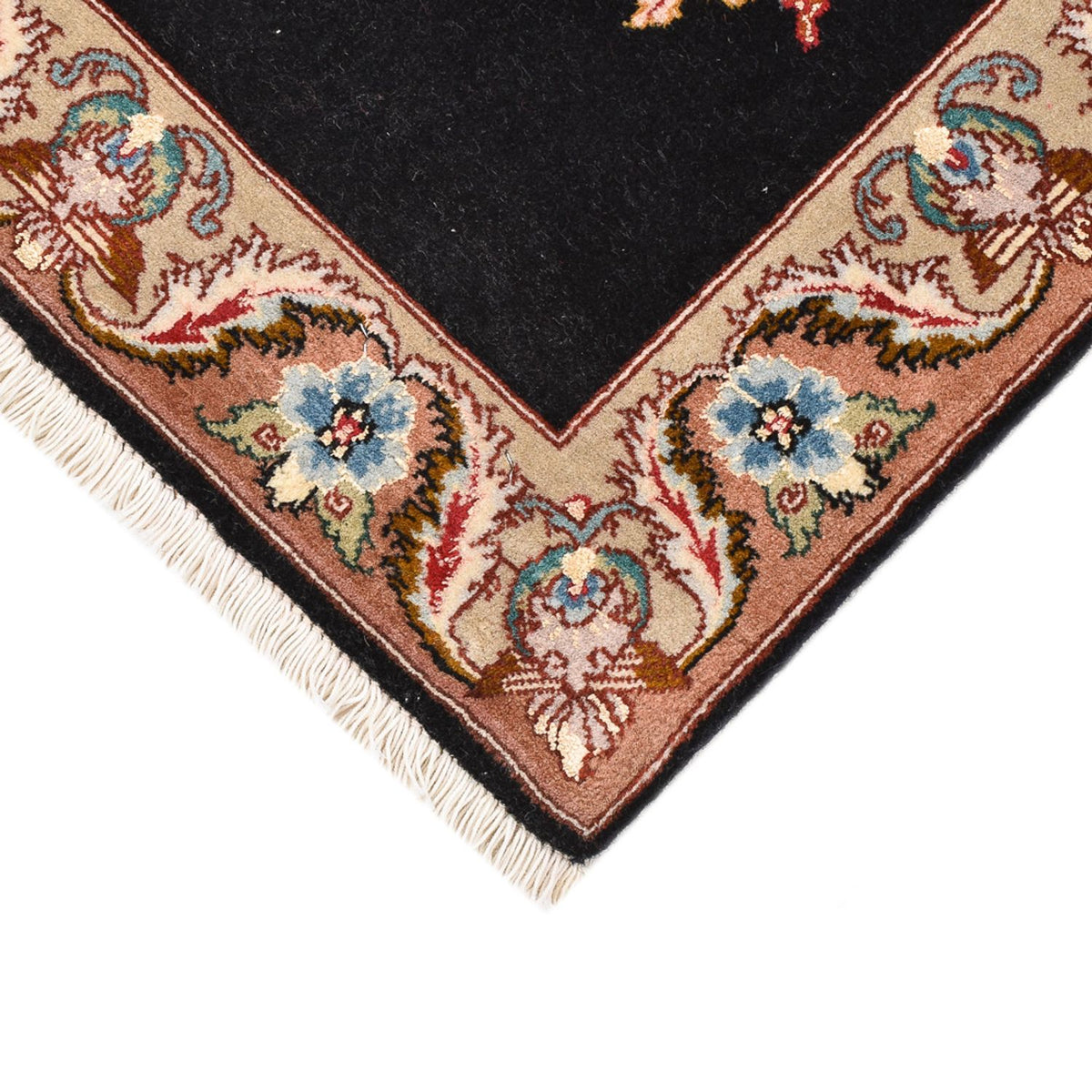 Tappeto Persero - Tabriz - Reale - 76 x 52 cm - blu scuro