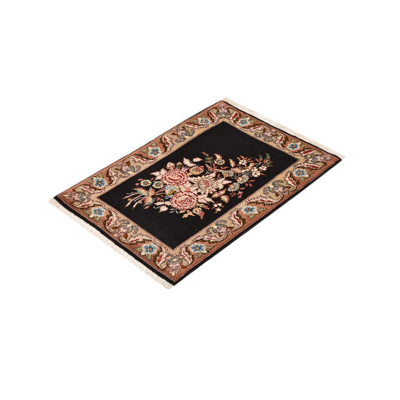 Tappeto Persero - Tabriz - Reale - 76 x 52 cm - blu scuro