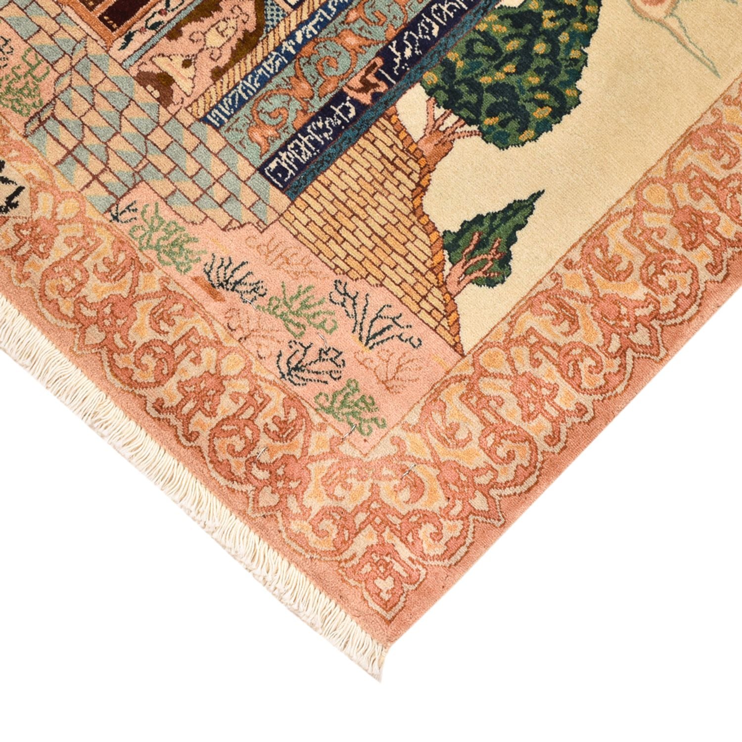 Tappeto Persero - Tabriz - Reale - 83 x 72 cm - multicolore