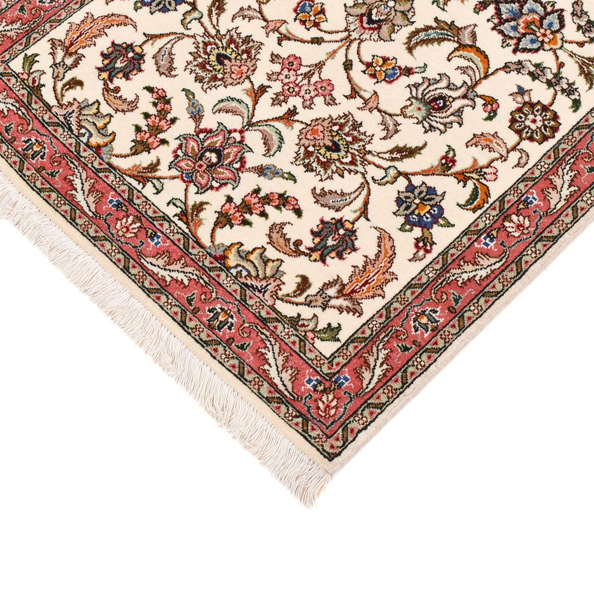 Tappeto corsia Tappeto Persero - Tabriz - Reale - 295 x 72 cm - sabbia